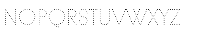 PIN Dot Variable Font UPPERCASE
