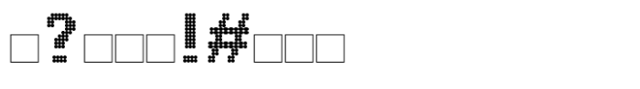 PIXEL Pattern Circle DEMO Font OTHER CHARS