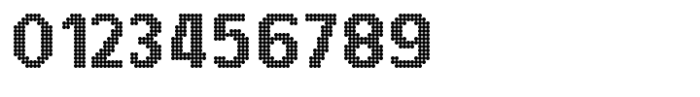 PIXEL Pattern Circle Font OTHER CHARS