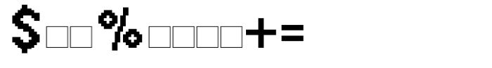 PIXEL Pattern Icons Font OTHER CHARS