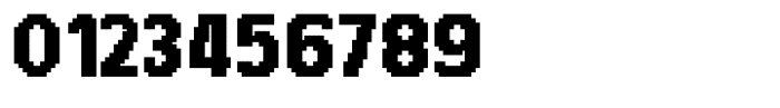 PIXEL Pattern Square Bold Font OTHER CHARS