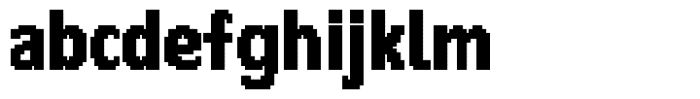 PIXEL Pattern Square Bold FONT