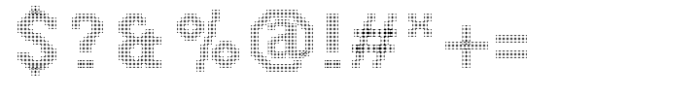 PIXEL Pattern Square Flicker Font OTHER CHARS