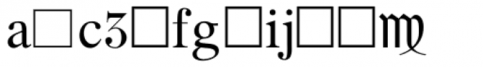 PIXymbols Apothecary Regular Font LOWERCASE