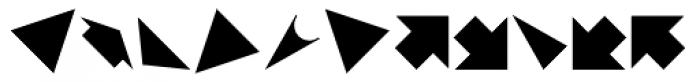 PIXymbols Arrows Italic Font LOWERCASE