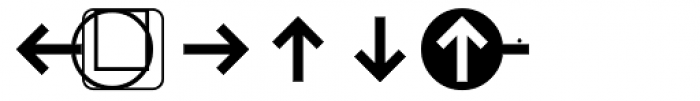 PIXymbols Arrows Regular Font OTHER CHARS