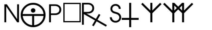 PIXymbols Astro Italic Font LOWERCASE