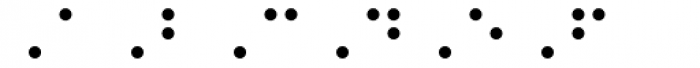 PIXymbols Braille Regular Font UPPERCASE