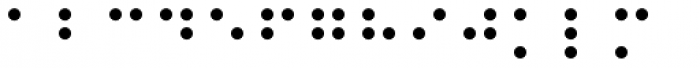 PIXymbols Braille Regular Font LOWERCASE