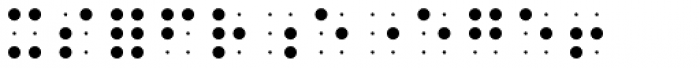 PIXymbols BrailleReader Italic Font UPPERCASE