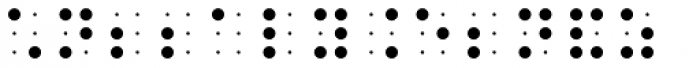PIXymbols BrailleReader Italic Font LOWERCASE