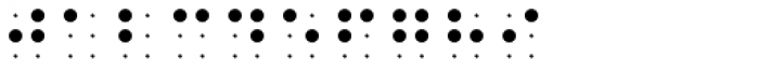 PIXymbols BrailleReader Regular Font OTHER CHARS