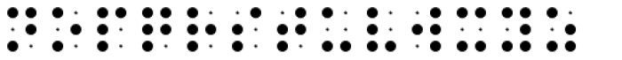 PIXymbols BrailleReader Regular Font LOWERCASE