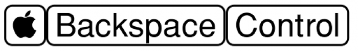 PIXymbols Command Italic Font UPPERCASE