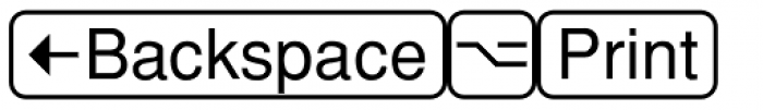 PIXymbols Command Italic Font UPPERCASE