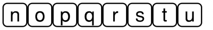 PIXymbols Command Regular Font LOWERCASE