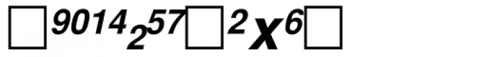 PIXymbols Fractions Bold Italic Font LOWERCASE