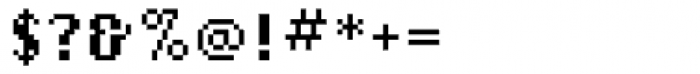 PIXymbols MACmenu Regular Font OTHER CHARS