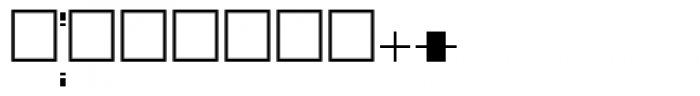 PIXymbols MACmore Regular Font OTHER CHARS