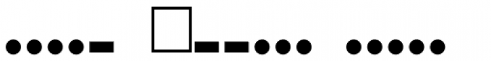 PIXymbols Morse Regular Font OTHER CHARS