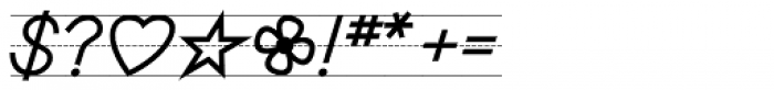 PIXymbols Primer D Bold Italic Font OTHER CHARS