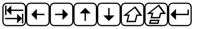 PIXymbols Unikey Two Italic Font OTHER CHARS