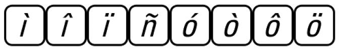 PIXymbols Unikey Two Italic Font LOWERCASE