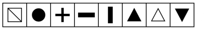 PIXymbols Xstitch Italic Font LOWERCASE