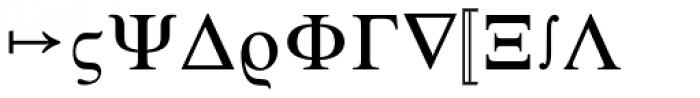Pi Greek Maths A Font UPPERCASE