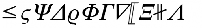 Pi Greek Maths B Font UPPERCASE