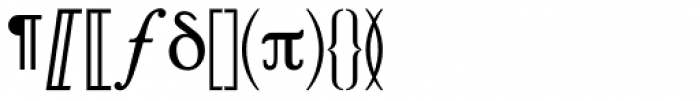 Pi Greek Maths C Font UPPERCASE