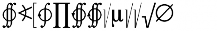 Pi Greek Maths C Font LOWERCASE