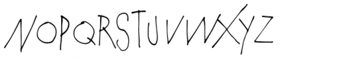 PiS Malefiz Thin Font UPPERCASE
