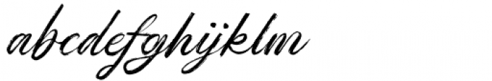 Pianka Brush Regular Font LOWERCASE