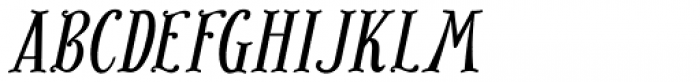 Piano Music JNL Oblique Font UPPERCASE