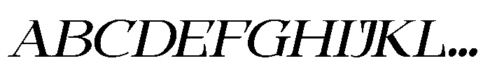 Picabro Italic Font UPPERCASE