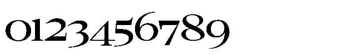 Picabro Regular Font OTHER CHARS