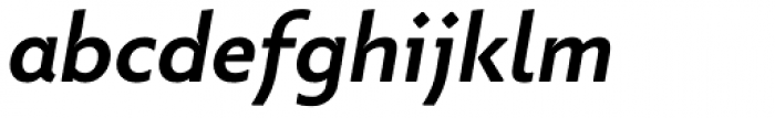 Picadilly Semi Bold Italic Font LOWERCASE
