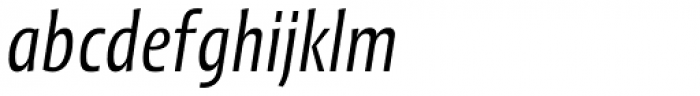 Picador Sans Book Italic Font LOWERCASE
