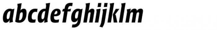 Picador Sans Semi Bold Italic Font LOWERCASE