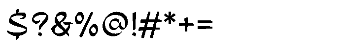 Piccola Font OTHER CHARS