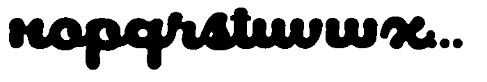 Picker Font LOWERCASE
