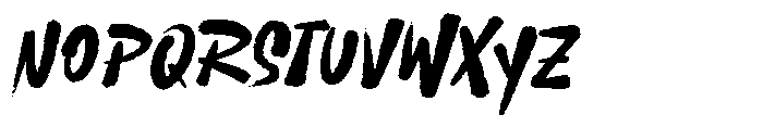 Picko Jasey Font UPPERCASE