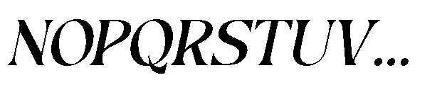 Picktea Italic Font UPPERCASE