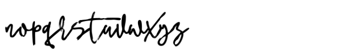Pickup Truck Font LOWERCASE