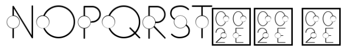 PictiFont  PictiThin Ring Font UPPERCASE