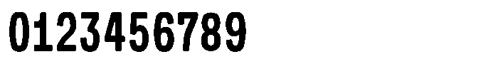Picual Bold Condensed Font OTHER CHARS
