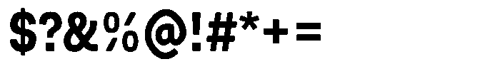 Picual Bold Semi Condensed Font OTHER CHARS