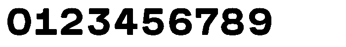 Picual Bold Font OTHER CHARS