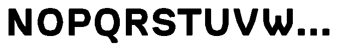 Picual Bold Font UPPERCASE